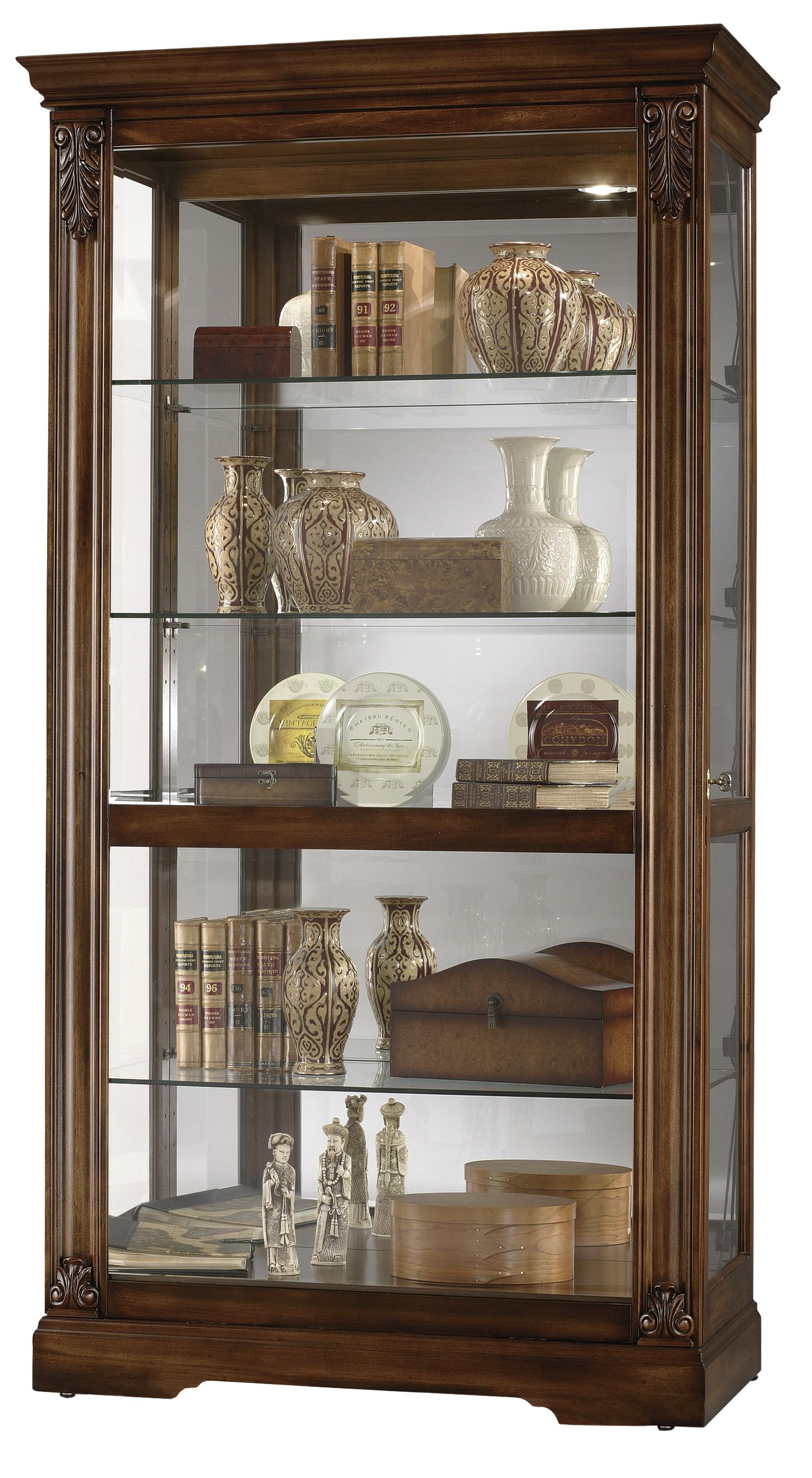 China cabinets shop and curios